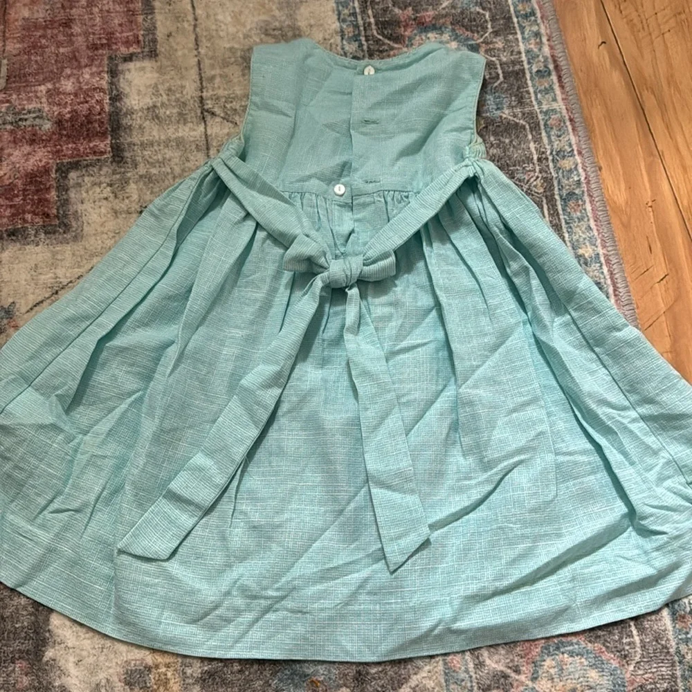 Edgehill Collection Sz 18 M smocked embroidered‎ sleeveless spring summer dress